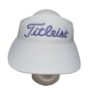 Titleist‎ Womens Sundrop Sun Visor Hat Golf UPF 50 Wicking Adjustable White NEW
